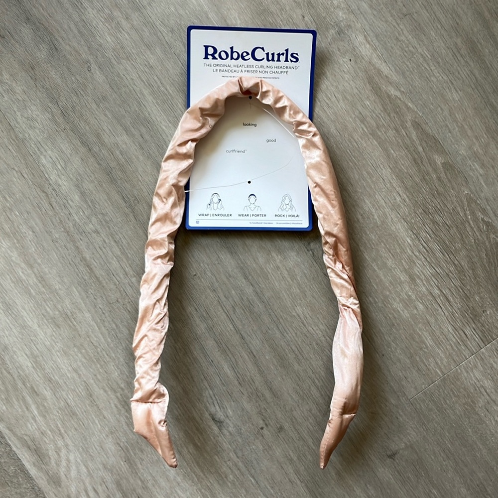 Robe curls heatless curler headband